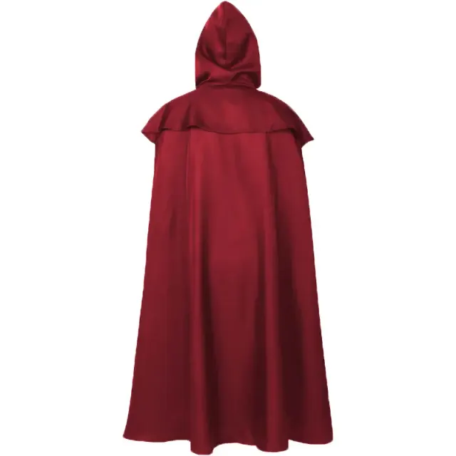 Medieval Hooded Monk Cloak for Halloween Cosplay detail 16