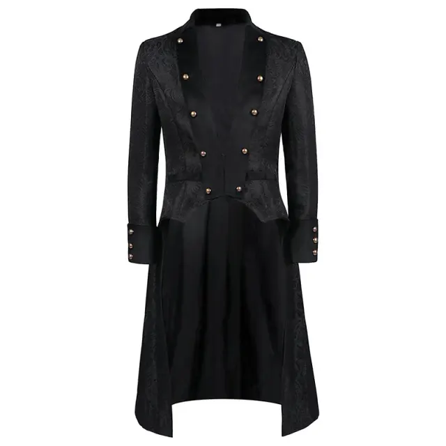 Medieval Jacquard Coat, Prince Shirt & Pants Costume Set detail 21
