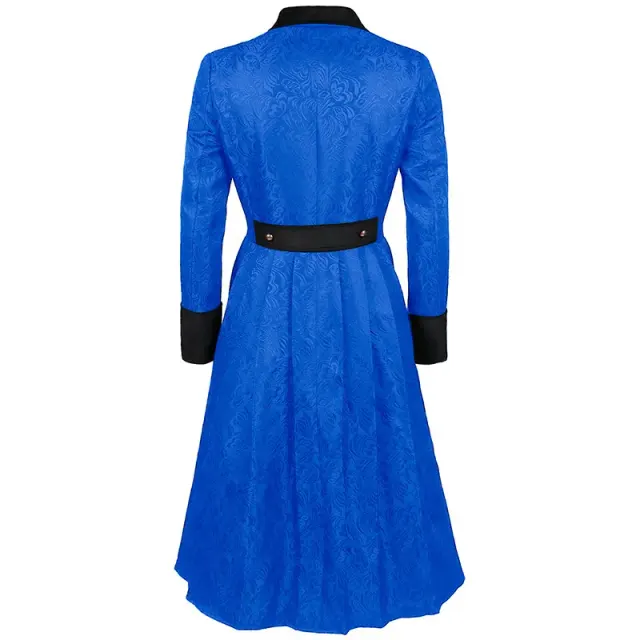 Medieval Jacquard Coat, Prince Shirt & Pants Costume Set detail 24