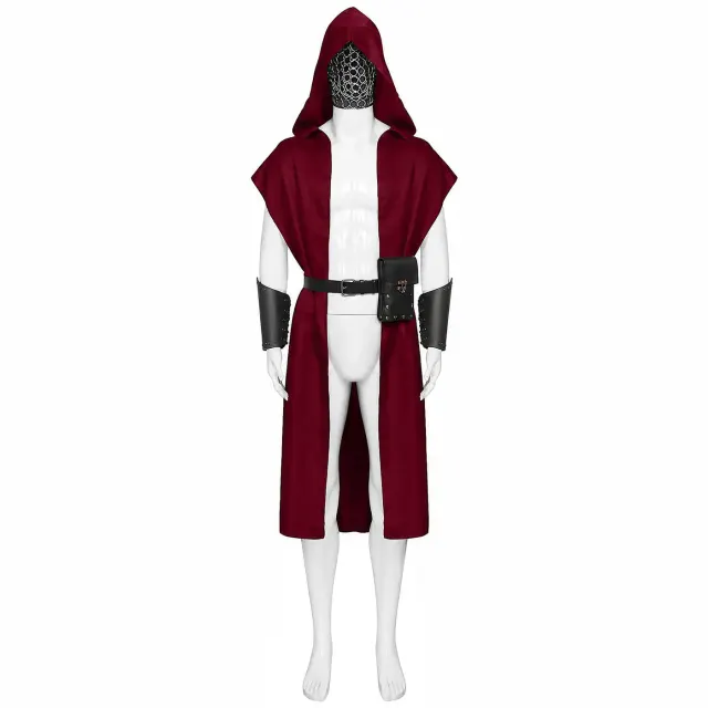 Medieval Knight Two-Way Cape for Halloween Cosplay detail 12