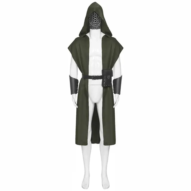 Medieval Knight Two-Way Cape for Halloween Cosplay detail 17