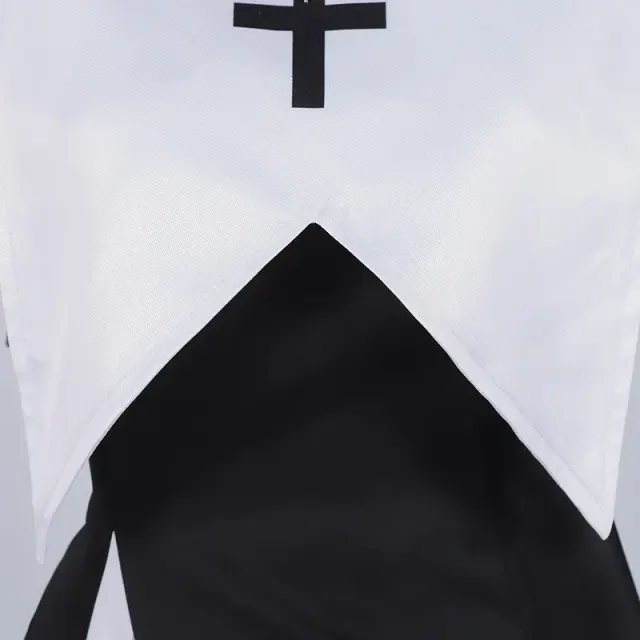 Medieval Nun & Nightingale Nurse Cosplay Halloween Costume detail 14