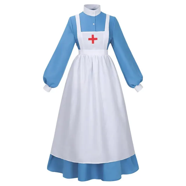 Medieval Nun & Nightingale Nurse Cosplay Halloween Costume detail 20