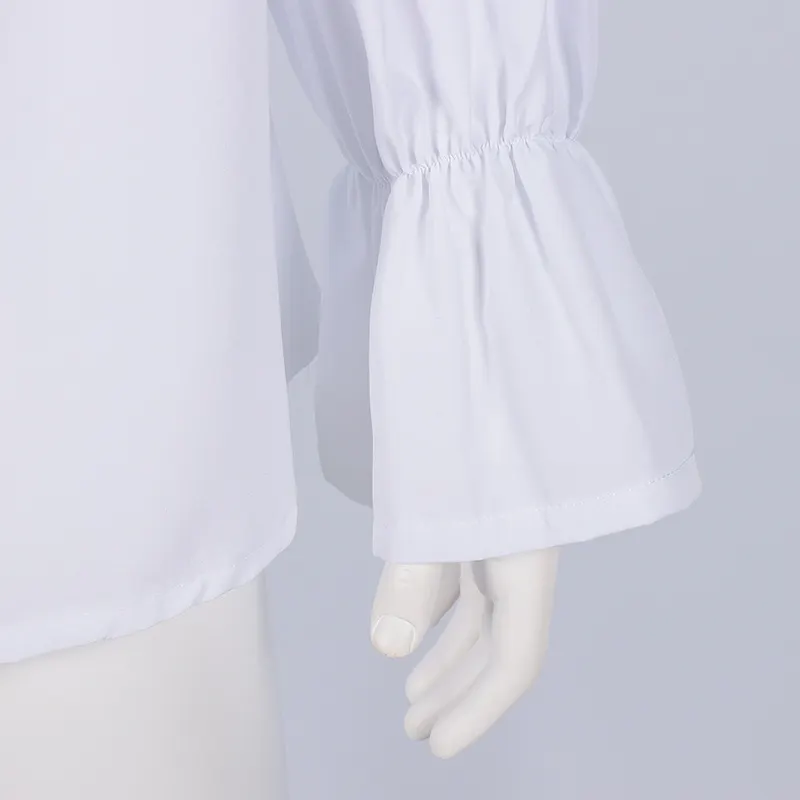 Medieval Puff Sleeve Drawstring Shirt for Cosplay and Stage detail 17