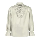 Haut à manches bouffantes - Beige