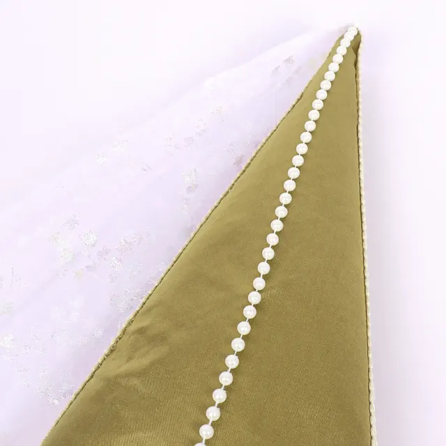 Women's Medieval Renaissance Cone Veil Hat for Halloween Cosplay detail 4