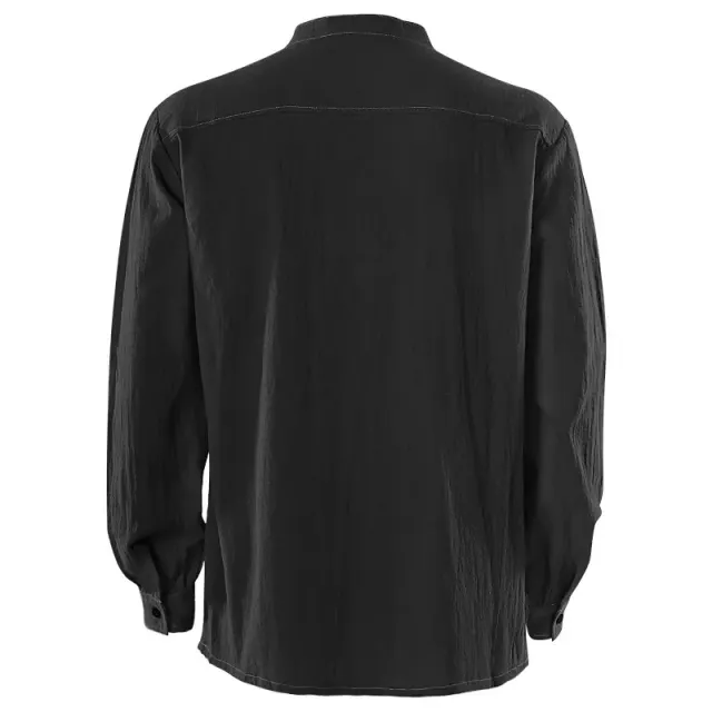Medieval Renaissance Gothic Jacquard Warrior Costume Shirt detail 13