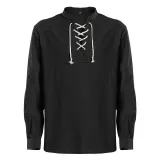 Vintage Shirt Long Sleeve - Black