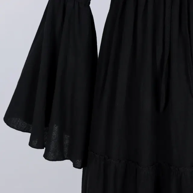 Medieval Renaissance Off-Shoulder Cosplay Dress for Stage detail 7