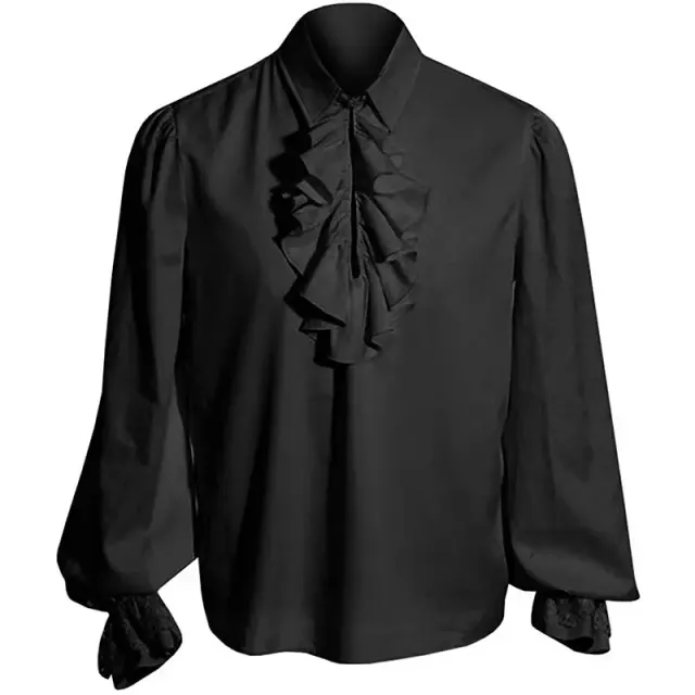 Medieval Renaissance Pirate Cosplay Shirt and Pants detail 6