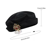 Medieval Renaissance Beret - Black