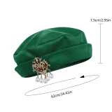 Medieval Renaissance Beret - Green