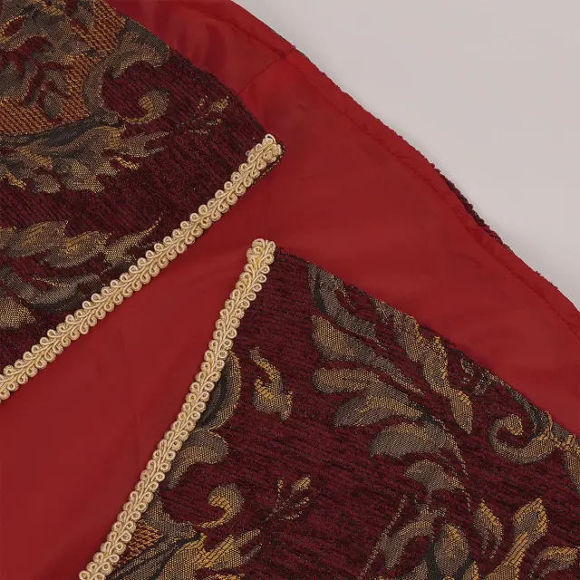 Medieval Renaissance Tudor King Half-Shoulder Cosplay Cape detail 7