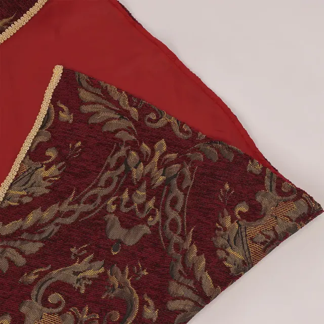 Medieval Renaissance Tudor King Half-Shoulder Cosplay Cape detail 8