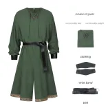 Costume de chevalier viking - Vert