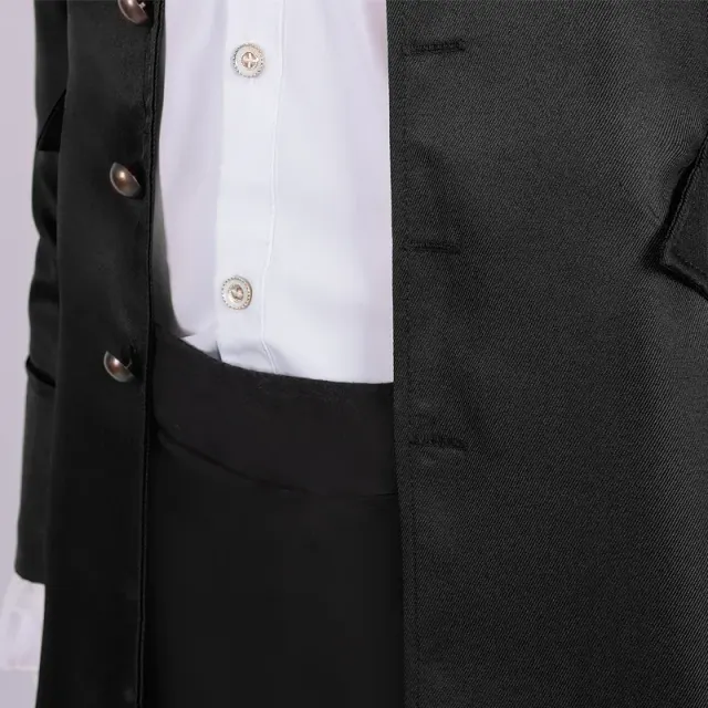 Medieval Stand Collar Cloak Jacket for Halloween Stage Cosplay detail 10