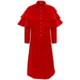 Layered Cloak - Red