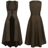 Renaissance Dress Style 4 - Brown