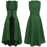 Renaissance Dress Style 4 - Army Green