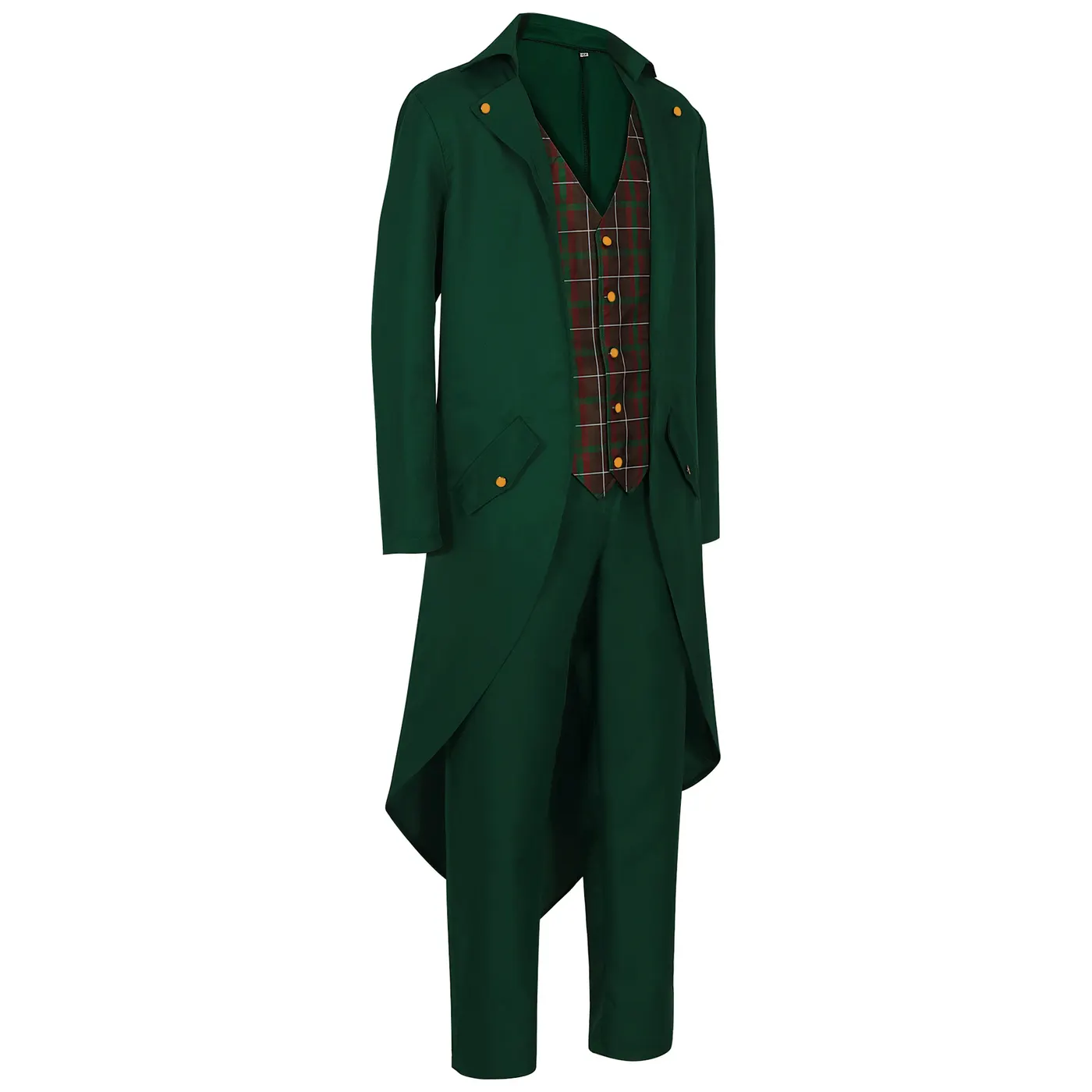 Medieval Tailcoat Halloween Stage Costume Set detail 3