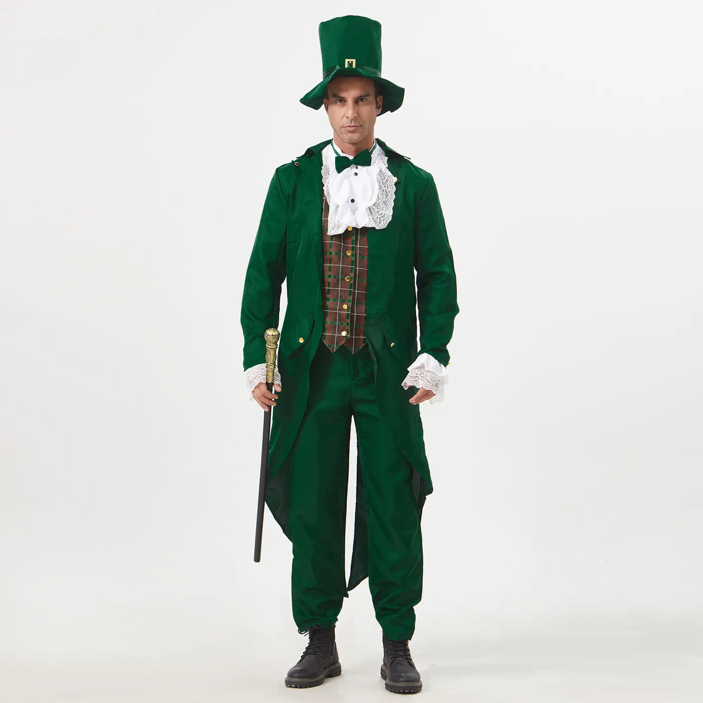 Medieval Tailcoat Halloween Stage Costume Set detail 19