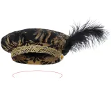 251117 Medieval Men's Hat - Black