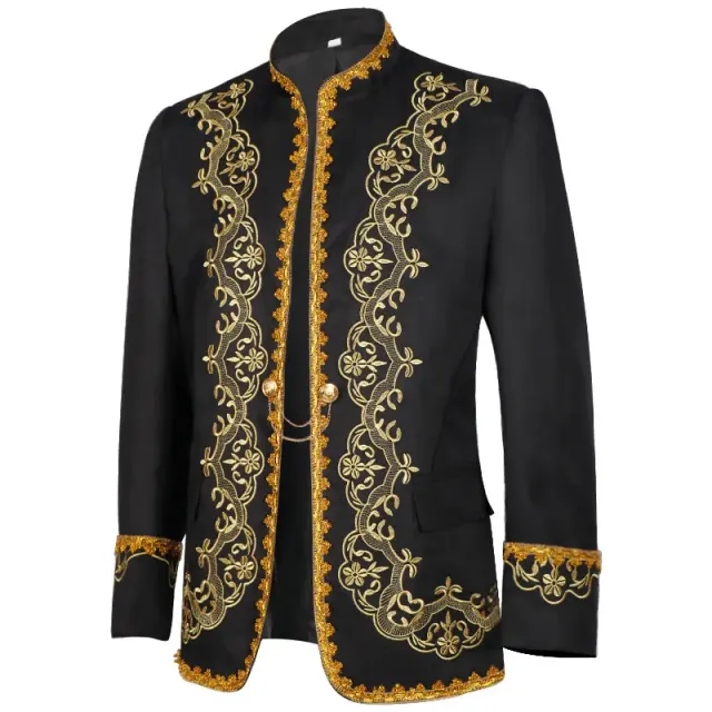 Medieval Unisex Long Sleeve Formal Cosplay Jacket detail 3