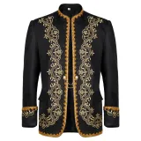 Gold Formal Jacket - Black