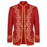 Gold Formal Jacket - Red
