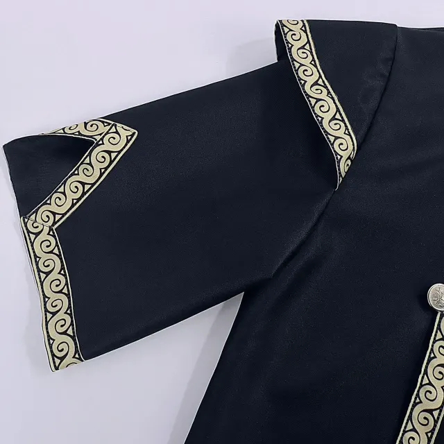 Medieval Viking Waist-Tied Tunic Knight Cosplay Costume detail 13