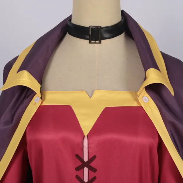 Megumin Cosplay Costume Full Set Halloween Magic Robe detail 2
