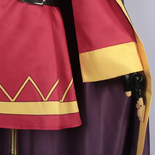 Megumin Cosplay Costume Full Set Halloween Magic Robe detail 4