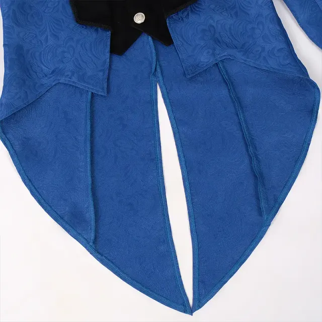 Men's Steampunk Gothic Victorian Tailcoat Stage Costume detail 6