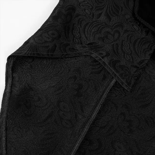 Men's Steampunk Gothic Victorian Tailcoat Stage Costume detail 14