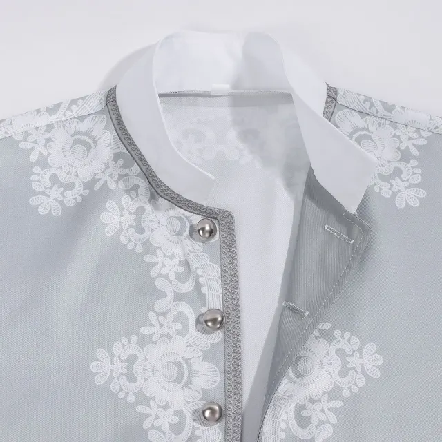 Men's 18th Century Baroque Rococo Cosplay Suit Set detail 8