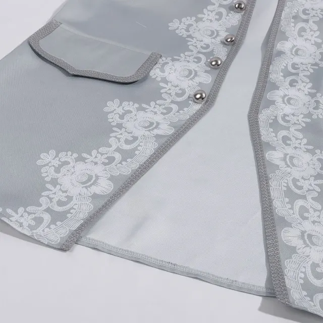 Men's 18th Century Baroque Rococo Cosplay Suit Set detail 9