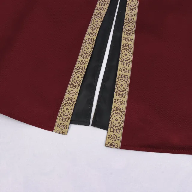 Men's 18th Century Colonial Officer Military Uniform Costume detail 14