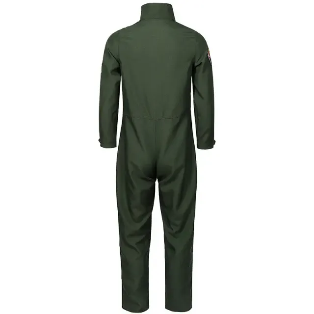 Men's Aviator Pilot Cosplay Costume Set for Stage detail 7