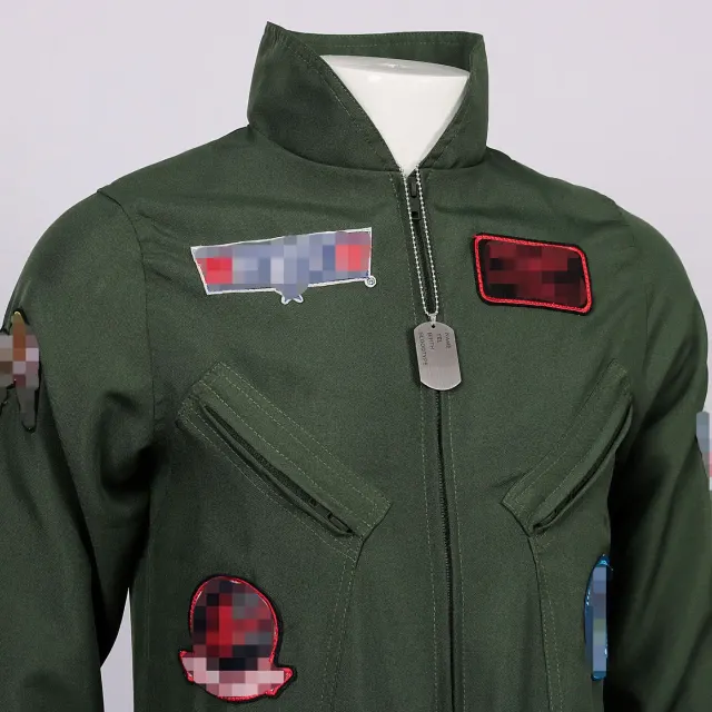 Men's Aviator Pilot Cosplay Costume Set for Stage detail 8