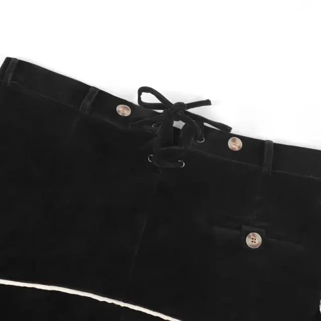 Men's Bavarian Oktoberfest Suspender Pants for Stage Party detail 7