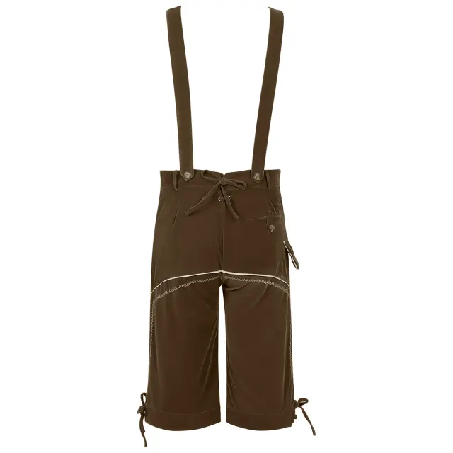 Men's Bavarian Oktoberfest Suspender Pants for Stage Party detail 11