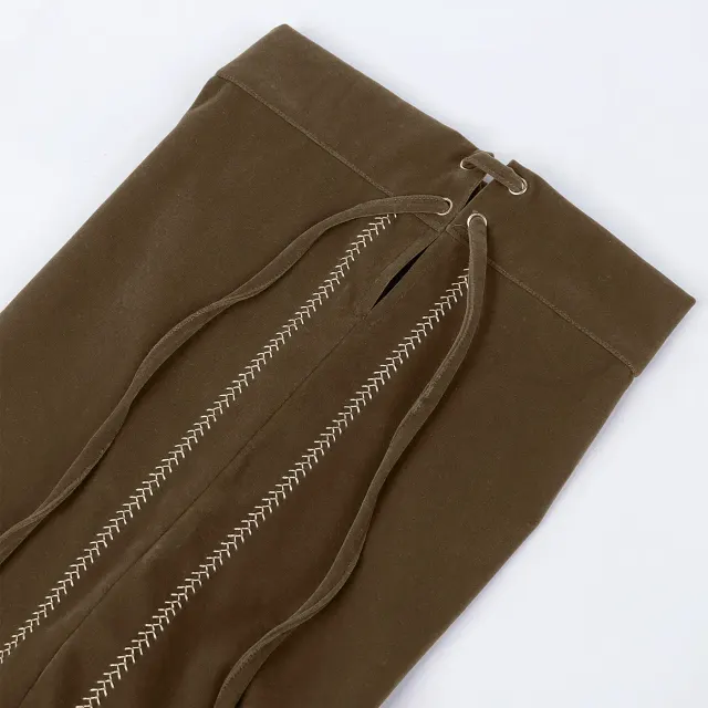 Men's Bavarian Oktoberfest Suspender Pants for Stage Party detail 16