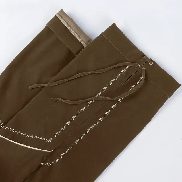 Men's Bavarian Oktoberfest Suspender Pants for Stage Party detail 18