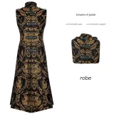 Stand-Collar Stage Outfit - Black