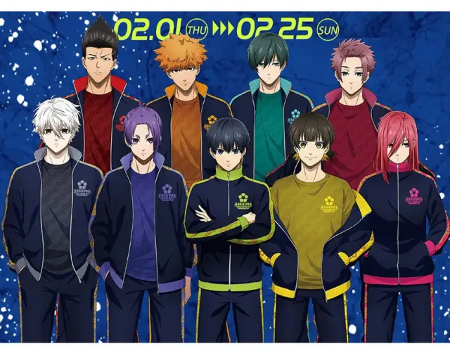 Men's Blue Lock Asakusa Cup Cosplay Costume Set detail 1