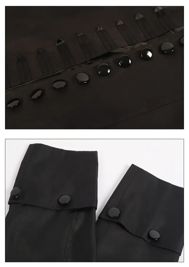 Men's British Court Prince Cosplay Suit Set detail 7