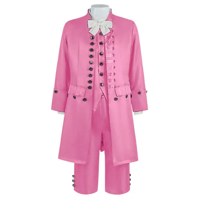 Men's British Court Prince Cosplay Suit Set detail 9