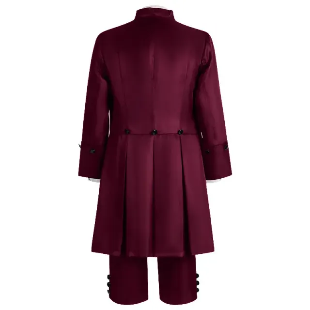 Men's British Court Prince Cosplay Suit Set detail 14
