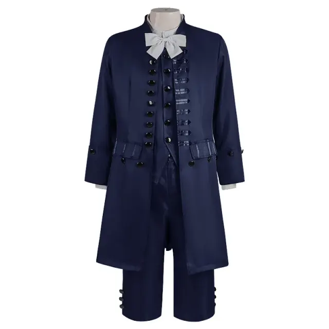 Men's British Court Prince Cosplay Suit Set detail 17