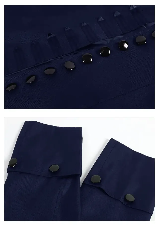 Men's British Court Prince Cosplay Suit Set detail 19